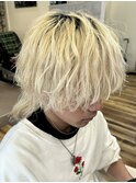 ハイトーンマッシュウルフ[津田沼/メンズ/メンズカラー]