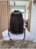 切りっぱなしボブ