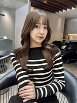 ロンド ロワール 門前仲町(Lond Loire)&nbsp;韓国レイヤーカット/くびれ巻き/前髪顔周り/セミディ[門前仲町]