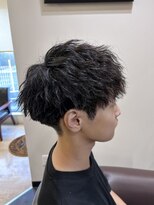 ジャンプザチーター(JUMP the cheetah)&nbsp;マッシュ× ツイストパーマ