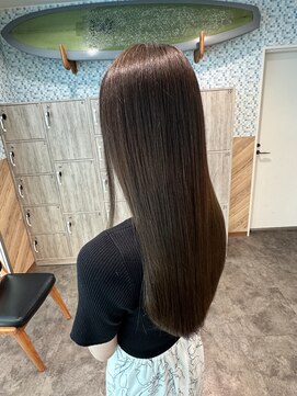 アース 津田沼店(HAIR&MAKE EARTH) ストレートロングスタイル