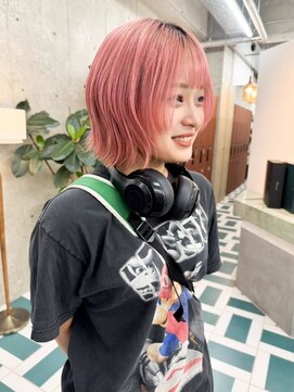 ノエ(noe) ミディアムヘア/デザインカラー/フェイスフレーミング/栄k89