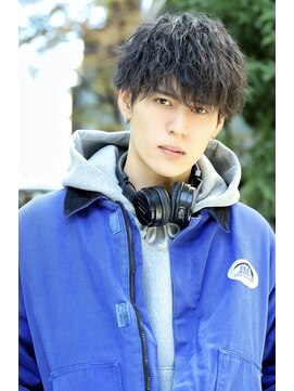 リップス 吉祥寺店 (LIPPS) ツイストスパイラル黒髪マッシュ