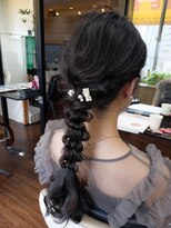 トリコヘアー Tlico Hair&nbsp;あみおろしアレンジ