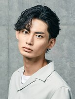 フィフス(fifth)&nbsp;メンズシースルーマッシュニュアンスパーマシャドウパーマテテ風