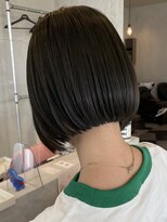 シェル 津山の手店(shel) パツッとボブ/艶カラー/ニュアンスカラー春カラー地毛風カラー