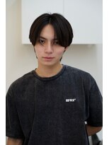 エス 新宿(es.) ニュアンスパーマ/センターパート〔新宿/メンズ/men's〕