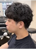 リバースセンターパート/ニュアンスパーマ/ダウンバング/錦糸町