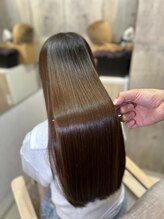 【アイロンの使い方のこだわり】<髪質改善/縮毛矯正/酸性ストレート/髪質改善/縮毛矯正/顔周り/ヘッドスパ>