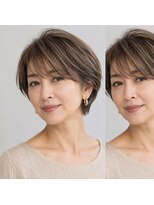 くらげ美容院 武蔵小杉 50代ショートボブ