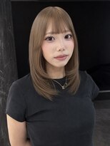 レゼ 町田(ReZE)&nbsp;ヘーゼルベージュカラー 町田/ブリーチ/レイヤーカット