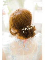 ヘアメイクサロンシャルメ(Hair Make Salon CHARMER) シンプルシニヨンスタイル