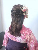 ネオリーブ クーロ(Neolive curro)&nbsp;卒業式袴ヘアセット♪