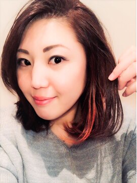 フルブライト(Full Bright) 心斎橋FullBright3Dデザインカラー無造作カールオレンジビビット