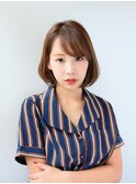 クラシカル 流しバング ショートボブ★★
