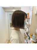 Coast.きりっぱなしボブ×ボブ×グレージュカラー