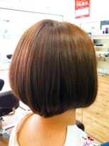 ラピッシュ Lapish桜田店&nbsp;〈ラピッシュ桜田店〉ショートボブルフ　チョコレートベージュ