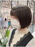 カットラインで魅せる☆まとまるボブ