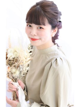 アルベロ(albero) 編みおろし×ワイドバング×インナーカラー【albero志村】