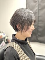 ジエクト 本店(The Ect)&nbsp;チャコールブラウンミニマルボブインナーグリーン