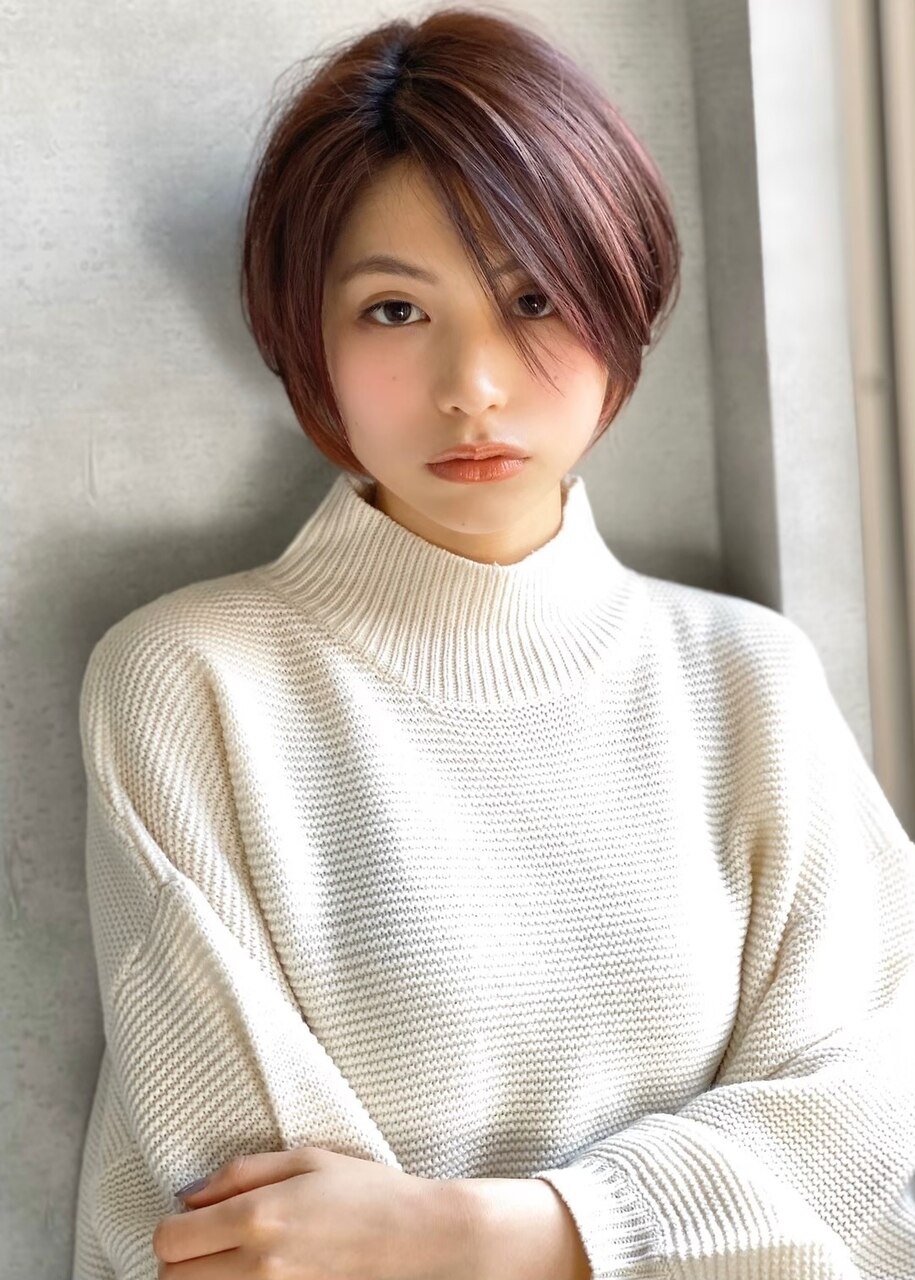 【白髪でお悩みの方必見!!】カット+白髪染めリタッチカラー\5500