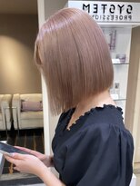 ベレーザ 渋谷(BELEZA)&nbsp;ba1683プラチナカラーホワイトミルクティーコリアンスタイルボブ