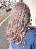 『pail brown』デザインカラー×ブリーチカラー