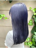 ダブルカラーブルーベージュカラーケアブリーチハイトーンカラー