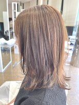 レッド(ReD)&nbsp;大人可愛い大人ガーリーチョコレート外ハネふんわりカールミディ