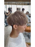 王道マッシュ×ミルクティーベージュ