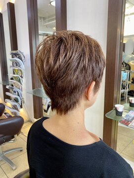ヘアアーク(HAIR arc) ショートカット#京成津田沼#本八幡#奏の杜#津田沼#グレージュ