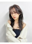 黒髪で可愛いキレイめレイヤーカット☆ レイヤーロング