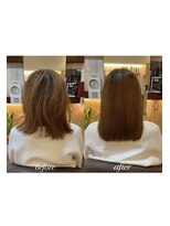 クラウンオーガニックヘアー(CROWN organic hair) 美髪特化髪質改善ストレートスタイル