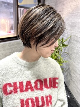 バーチョ(bacio) 20代30代40代◎小顔骨格矯正ショート【麻生/札幌ショート/白髪】