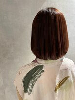 アイディール(:ideal)&nbsp;ツヤ、色持ち抜群！ブラウンカラー×ボブスタイル