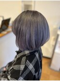 透明感グレージュ