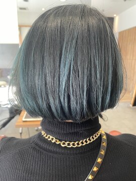 リベア トウキョウ 東大島店(Rever Tokyo) ボブ/グレイ/アッシュグリーン/短めばんぐ[東大島/東大島駅]