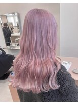 ペレ 栄店(PELE) デザインカラー/レイヤーカット/ウェットヘア/オリーブベージュ