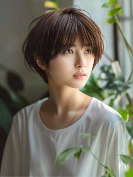 アルトリスト(Altruist Aging×HAIR&SPA) ☆イメチェンピンクベージュアンブレラカラー前髪クールショート