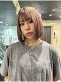 パツっとボブ/ミルクティーベージュ【唐木彩華】