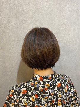 ウィスプ 赤羽店(wisp) 大人のショートボブ×エイジングケア 白髪染め+トリートメント1