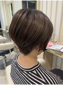 30代40代50代耳かけショート前髪ありハンサムショートカット小顔