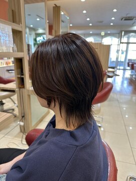 プログレス 小平小川店(PROGRESS) ショートボブ/ウルフ/ブラウンカラー