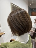 グラデーションボブ　40代50代60代～