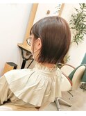 切りっぱなしボブ