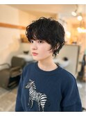 Hair by ryu 【　マッシュショート　× パーマ　イメチェン】