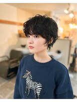 ディスアンドザット あびこ店(THIS&THAT)&nbsp;Hair by ryu 【　マッシュショート　× パーマ　イメチェン】