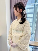 卒業式/袴着付け/袴ヘアセット/袴ヘアアレンジ/袴ヘア/