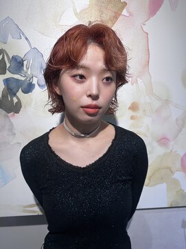 ノラ ギンザ(NORA GINZA) ミニボブウルフパーマゆるめパーマドライパーマボブパーマ