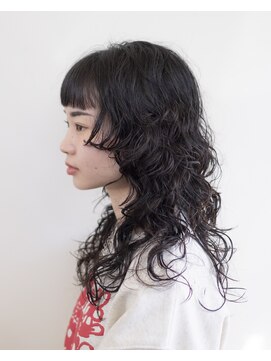 ルプラ ガーデン(le-pla garden) パーマ#ウルフ#レイヤーカット#フェイスレイヤー#黒髪#豊橋#豊川